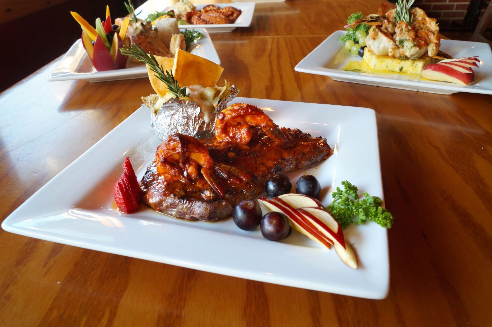 Foto de Rib-Eye con Camarones al Ajillo